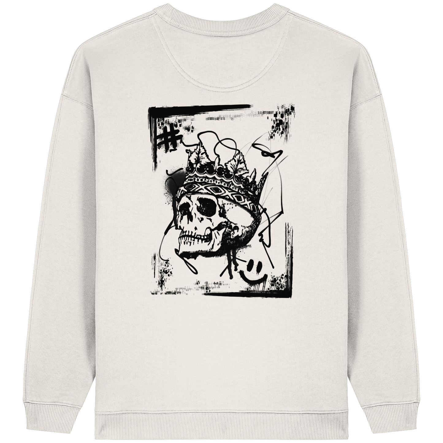 Monarch of the Darkness - Womens Organic Oversized Sweatshirt