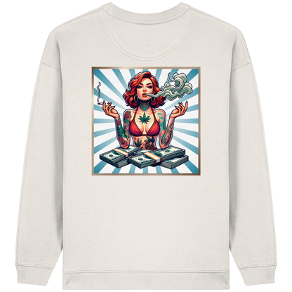 Rebel Rich - Womens Organic Oversized Sweatshirt