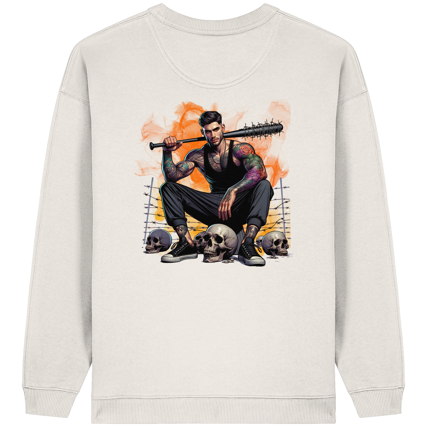 Urban Warrior - Sweat-shirt oversize bio pour femme
