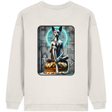 Mystic Cat - Womens Organic Oversized Sweatshirt