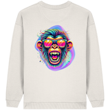 Crazy Chimp - Sweat-shirt oversize bio pour femme