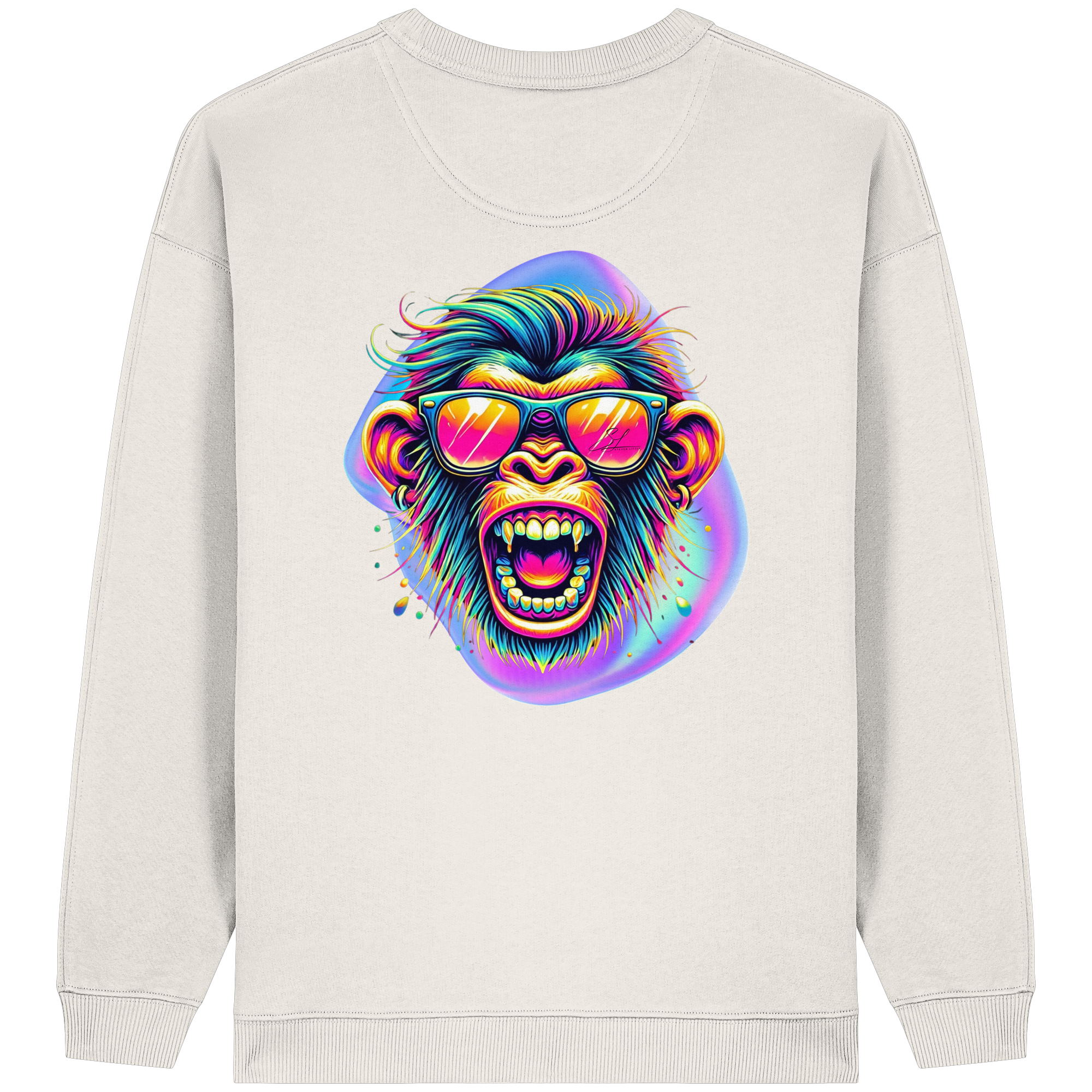 Crazy Chimp - Sweat-shirt oversize bio pour femme