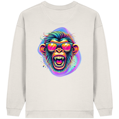 Crazy Chimp - Sweat-shirt oversize bio pour femme