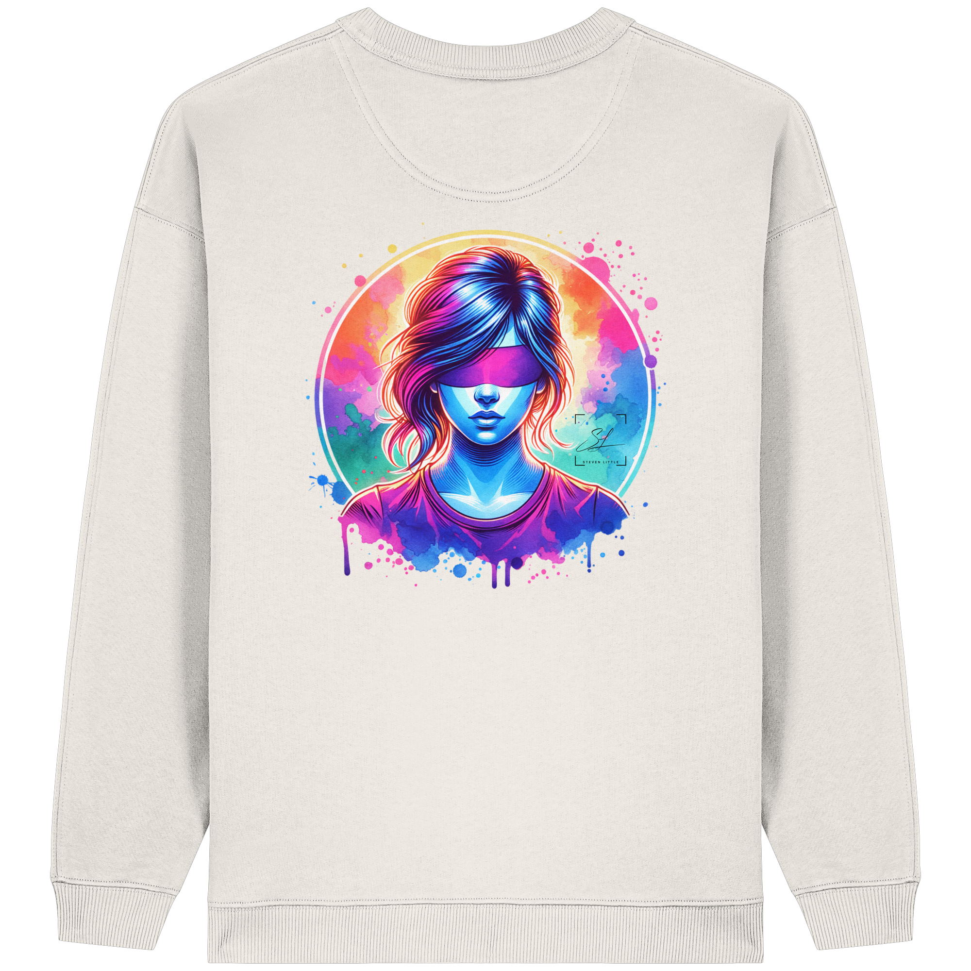 Mystic Vision - Womens Organic Oversized Sweatshirt