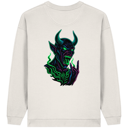 Neon Hellfire - Womens Organic Oversized Sweatshirt