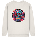 Sweat-shirt oversize bio pour femme Glow Skull