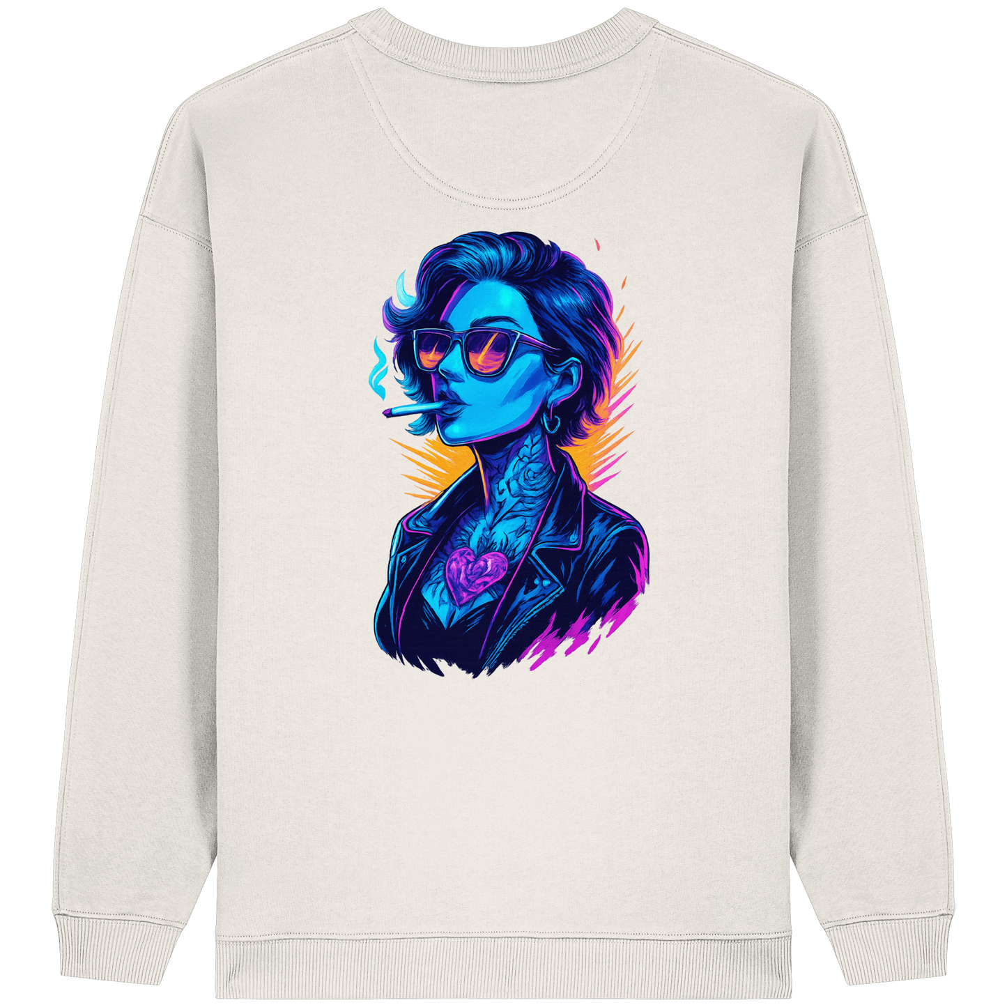 Urban Pulse - Womens Organic Oversized Sweatshirt