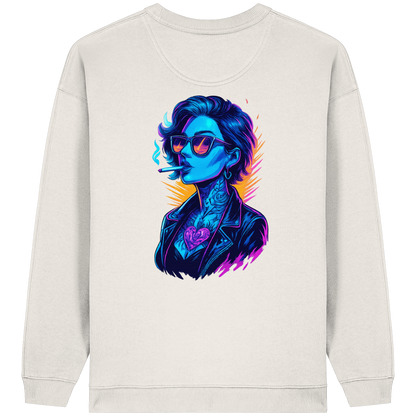 Urban Pulse - Womens Organic Oversized Sweatshirt