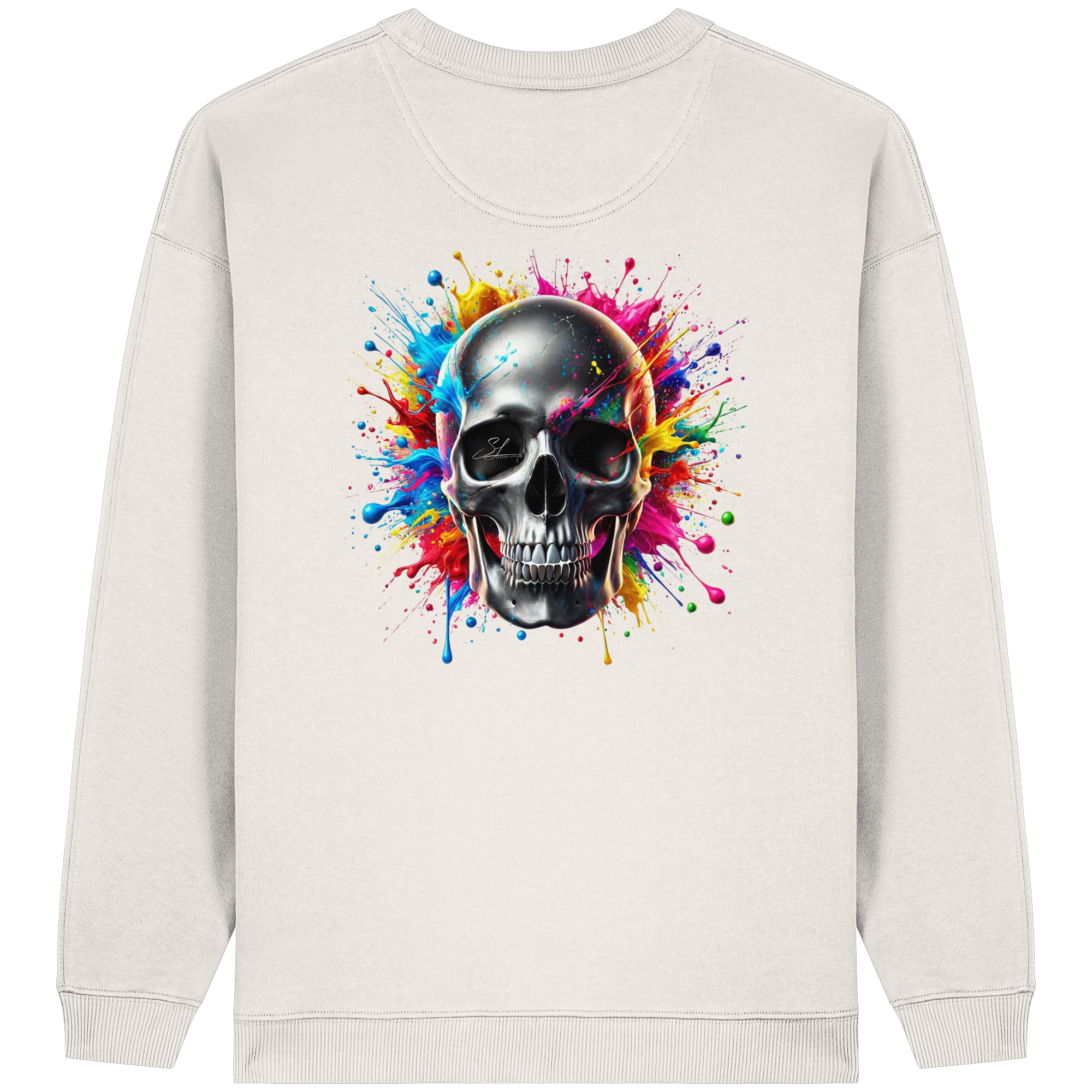 Explosion de vie - Sweat-shirt oversize bio pour femme