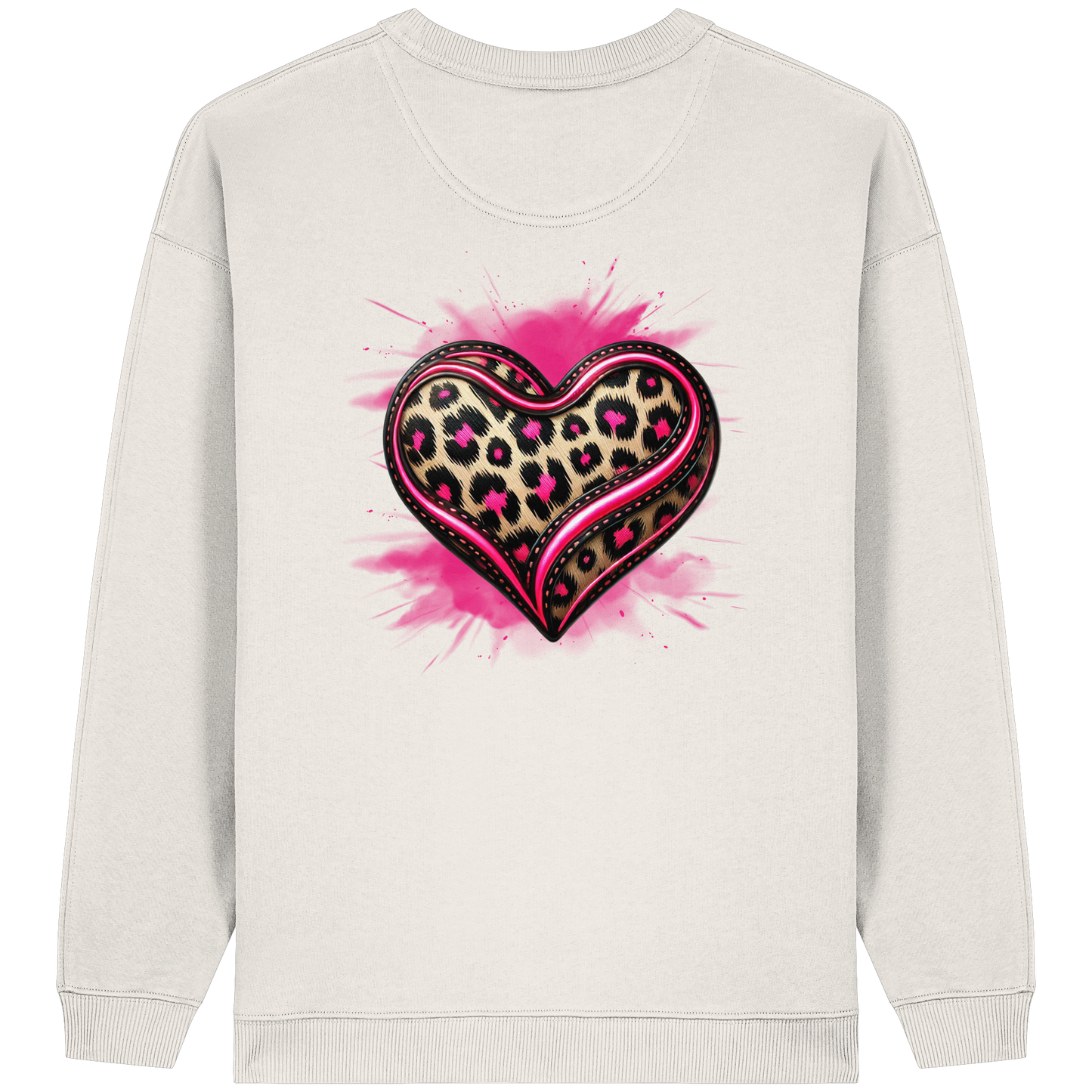 Wild Heart - Sweat-shirt oversize bio pour femme