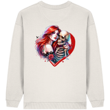 Forever Love - Sweat-shirt oversize bio pour femme