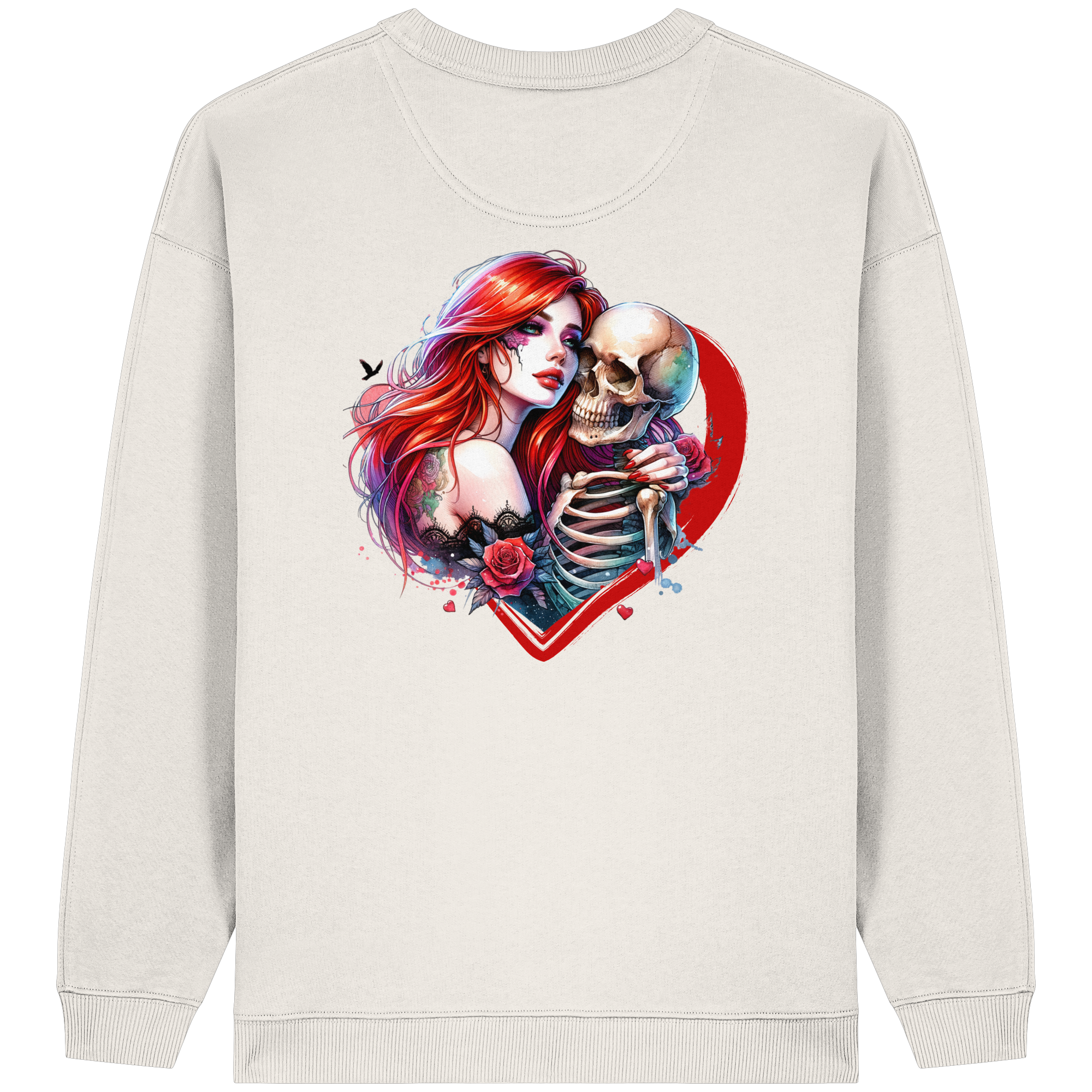 Forever Love - Sweat-shirt oversize bio pour femme