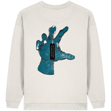 Statement Hand - Sweat-shirt oversize bio pour femme