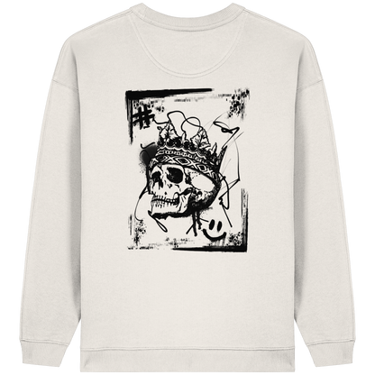 Monarch of Darkness - Womens Organic Oversized Sweatshirt