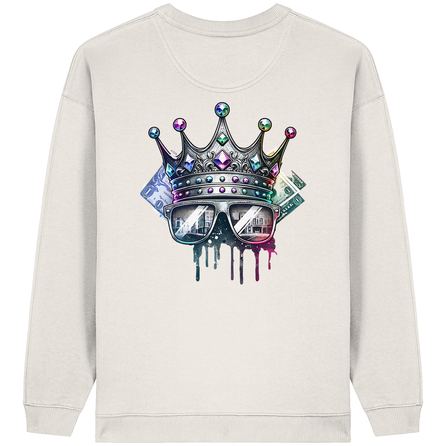 Royal Hustle - Sweat-shirt oversize bio pour femme