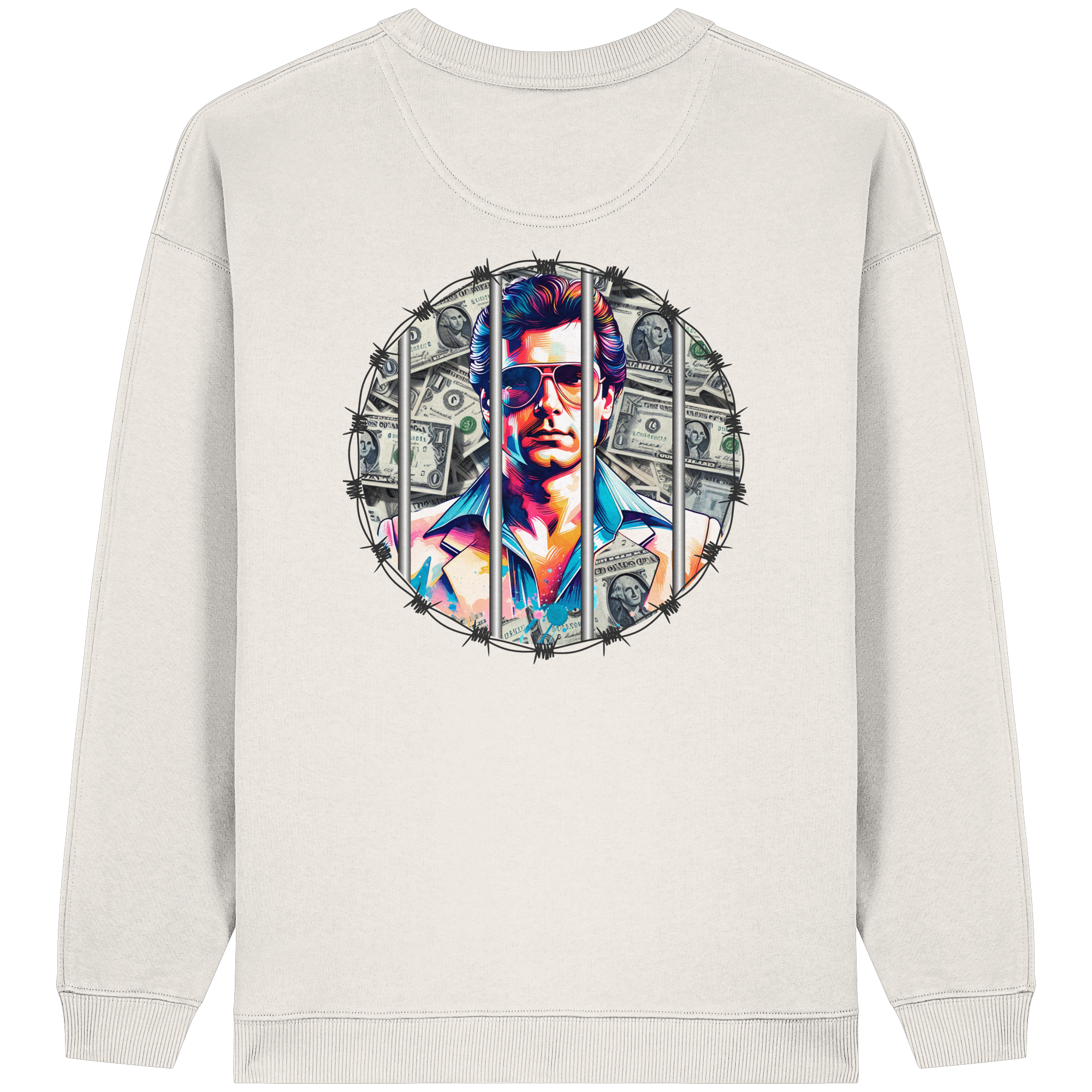 Money Maker - Womens Organic Oversized Sweatshirt