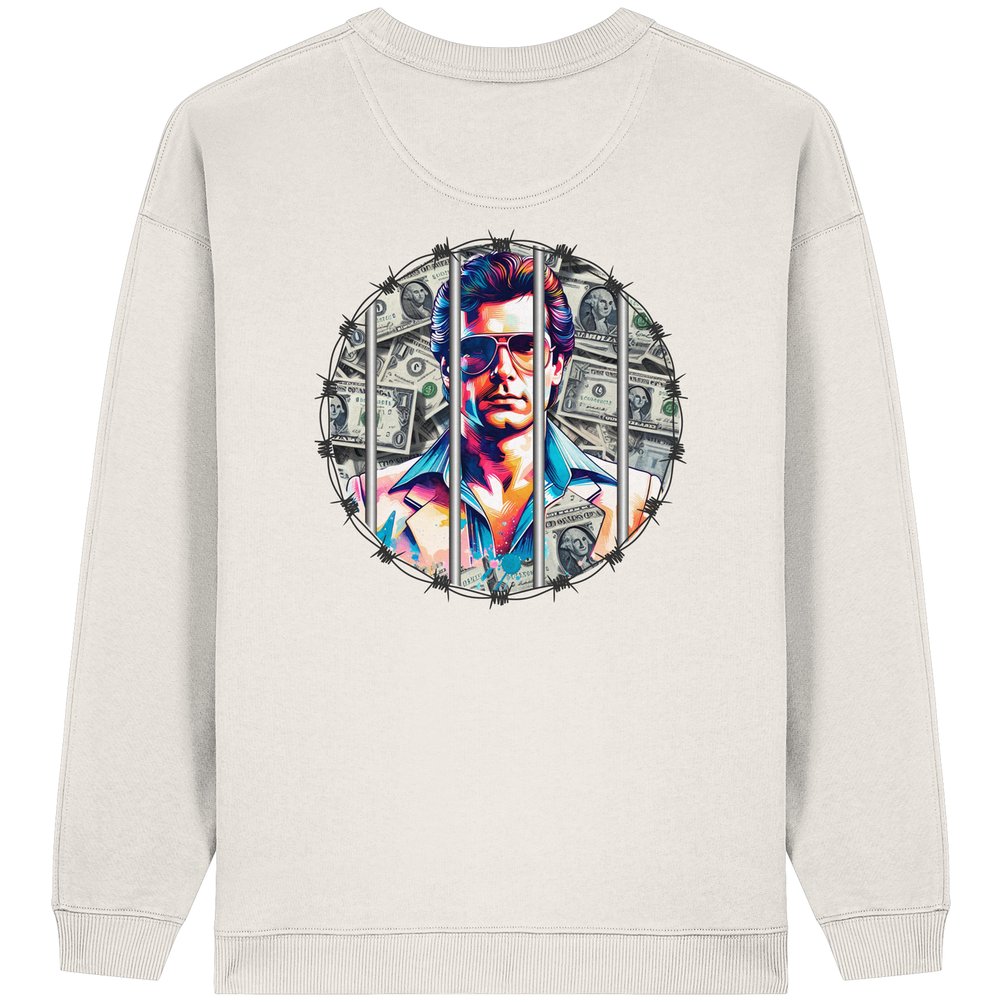 Money Maker - Womens Organic Oversized Sweatshirt