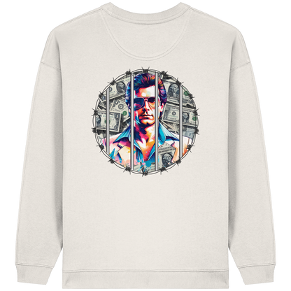 Money Maker - Womens Organic Oversized Sweatshirt
