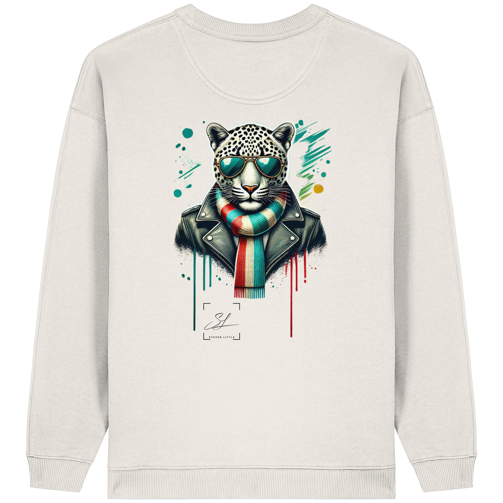 Urban Leopard - Womens Organic Oversized Sweatshirt