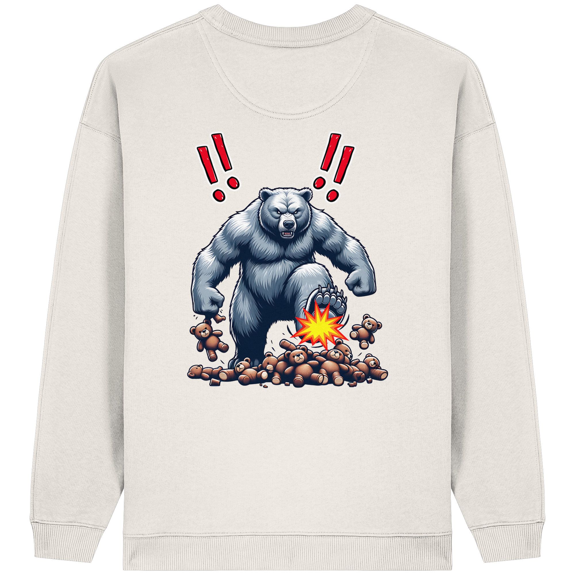 Teddy Terror - Sweat-shirt oversize bio pour femme