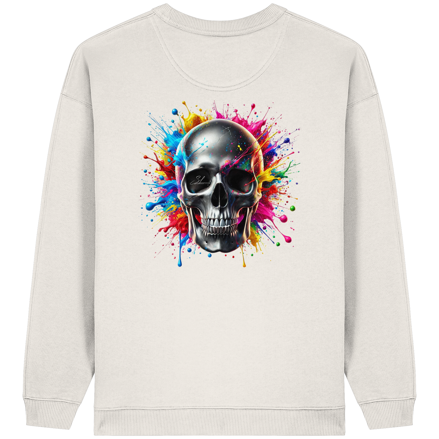 Explosion of Life - Womens Organic Oversized Sweatshirt