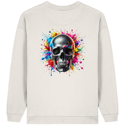 Explosion of Life - Womens Organic Oversized Sweatshirt
