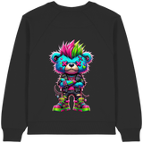 Punk Neon Teddy - Womens Organic Sweatshirt