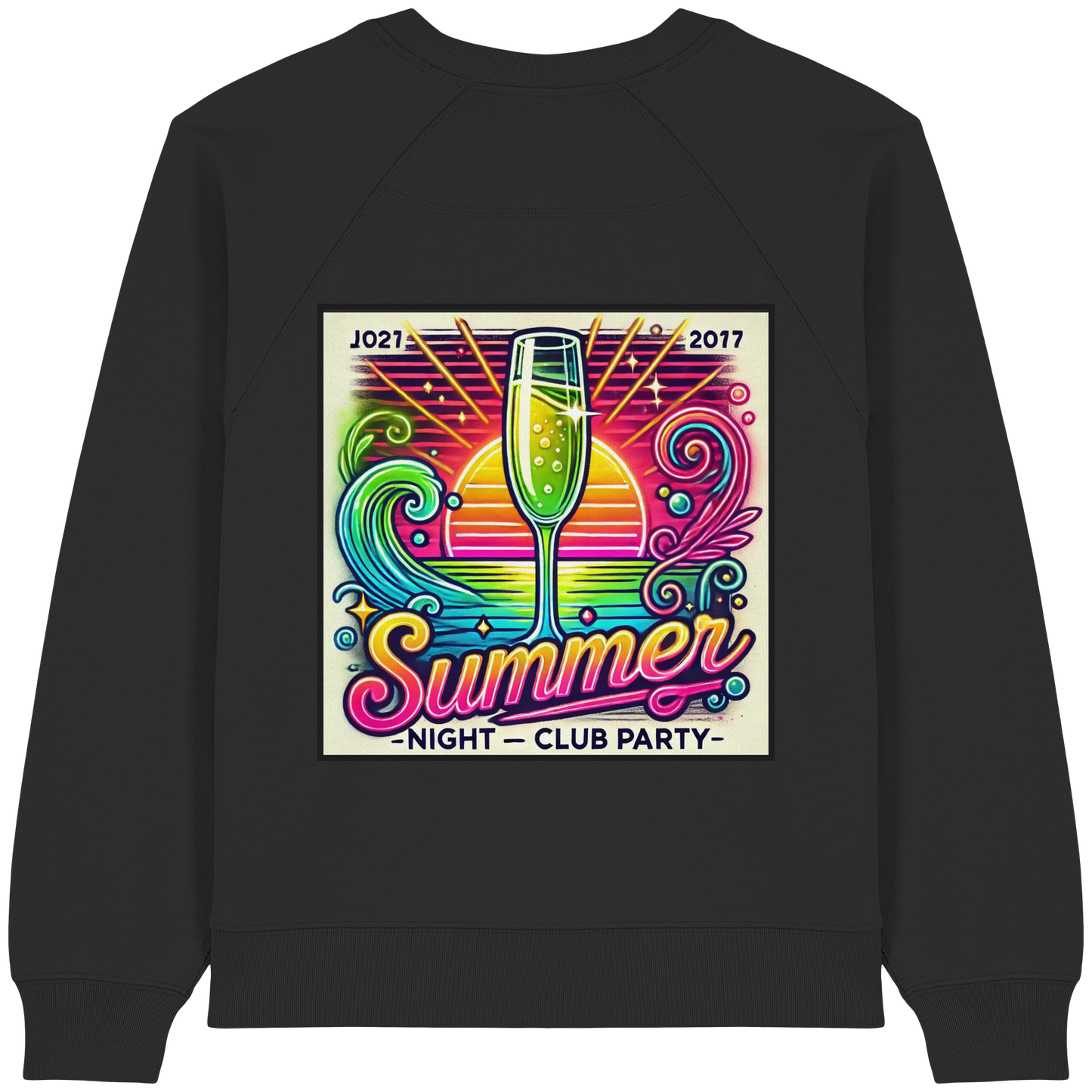 Summer Party Vibes - Womens Organic Sweatshirt