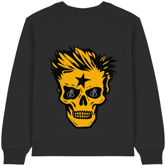 Golden Skull - Womens Organic Sweatshirt