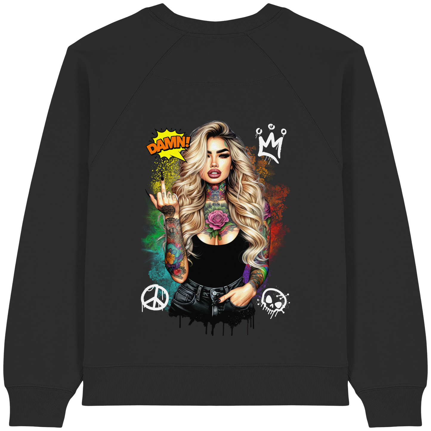 Ink Queen - Womens Organic Sweatshirt