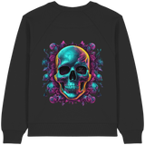 Sweat-shirt bio pour femme Motif crâne galactique