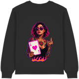 Queen of Hearts - Womens Organic Sweatshirt