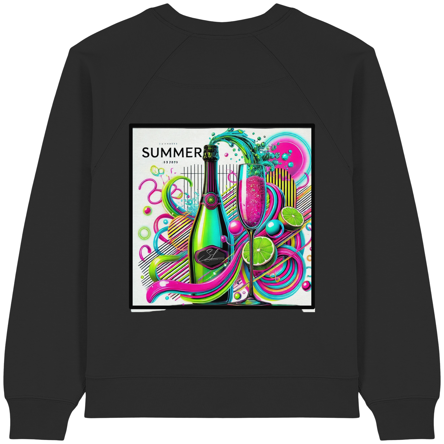 Neon Fresh - Womens Organic Sweatshirt