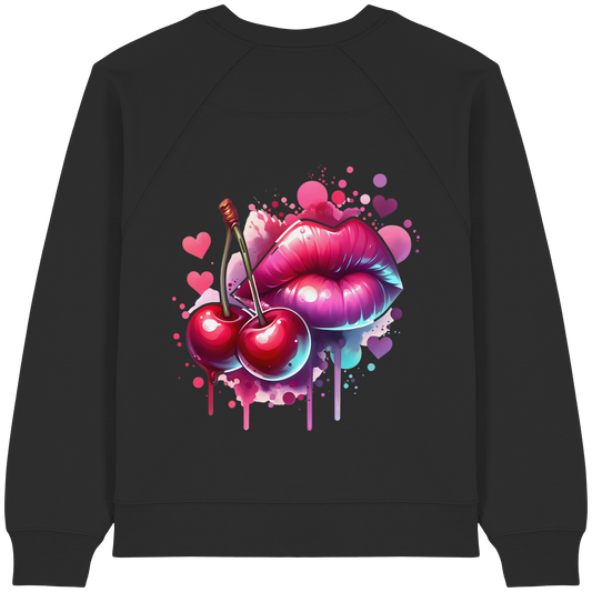 Cherry Kisses - Womens Organic Sweatshirt