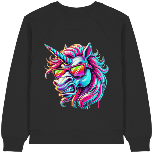 Funky Unicorn - Womens Organic Sweatshirt