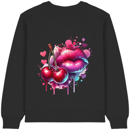 Cherry Kiss - Womens Organic Sweatshirt