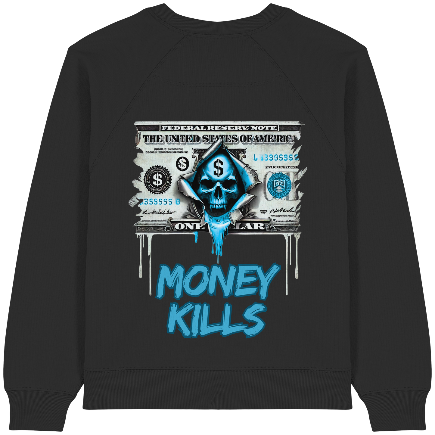 Money Kills - Womens Organic Sweatshirt