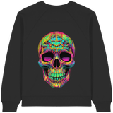 Psychedelic Skull - Womens Organic Sweatshirt