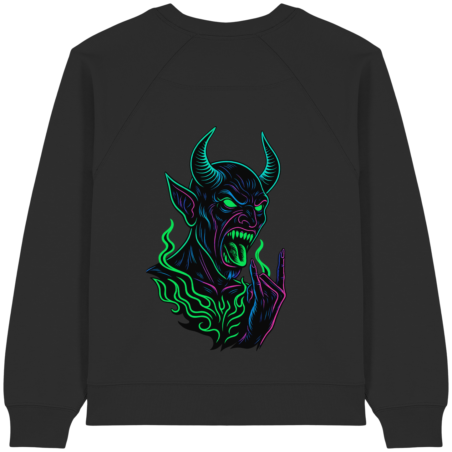 Neon Hellfire - Womens Organic Sweatshirt