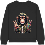 Jungle Ink Monkey - Womens Organic Sweatshirt