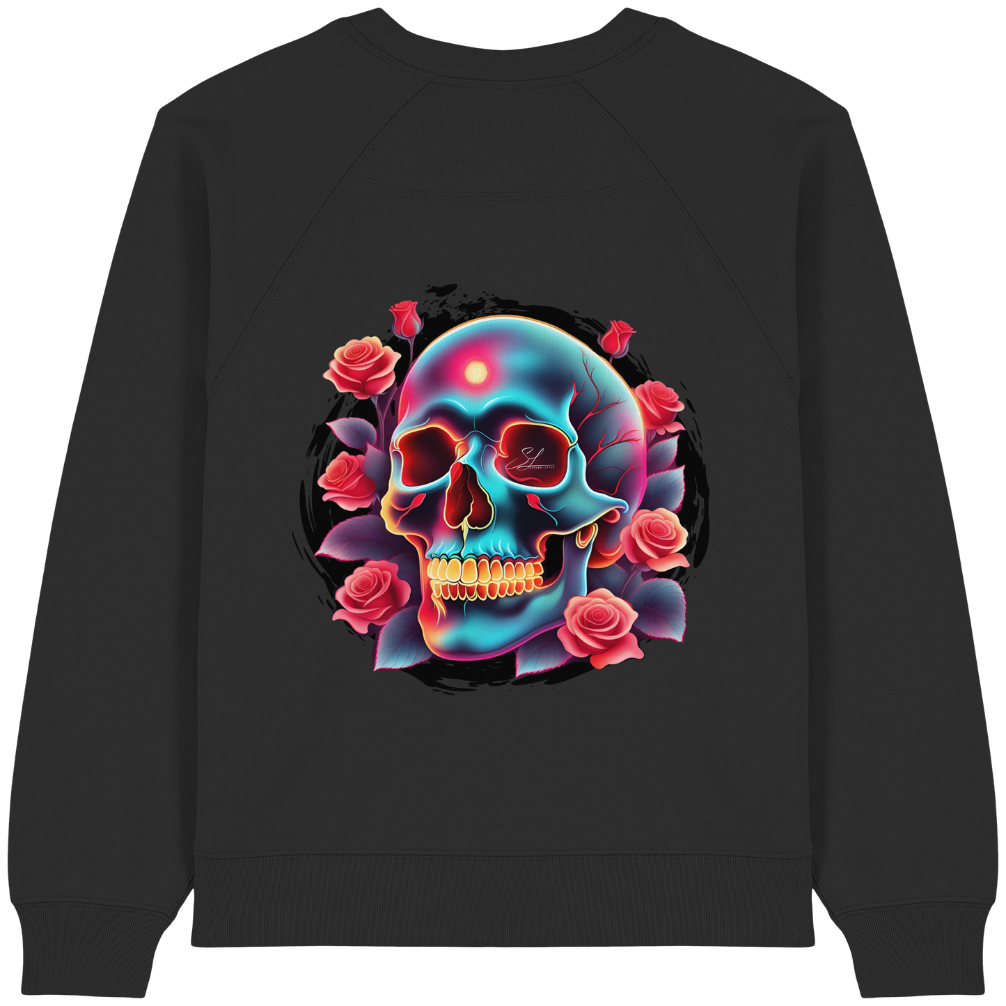 Glow Skull - Womens Organic Sweatshirt