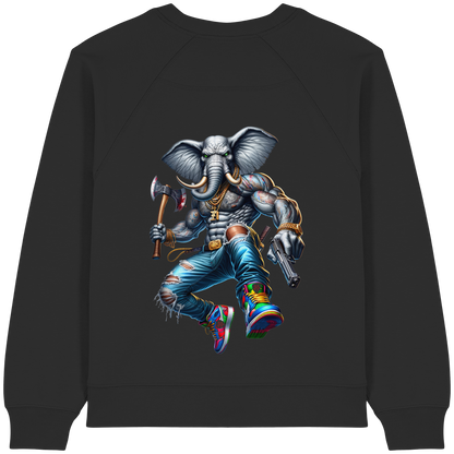Street King Elefant - Womens Organic Sweatshirt