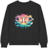 Tropical Sunset Glasses - Womens Organic Sweatshirt