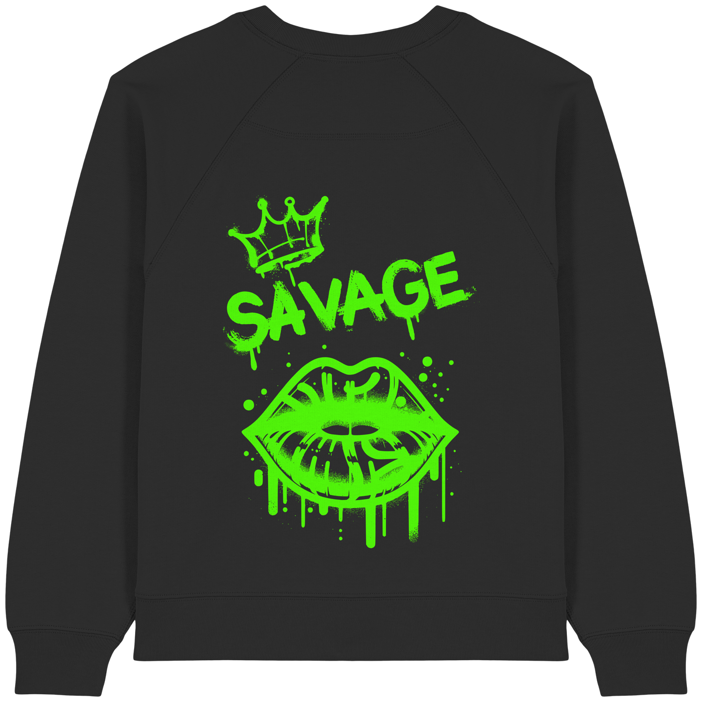 Kiss of Attitude - Womens Organic Sweatshirt