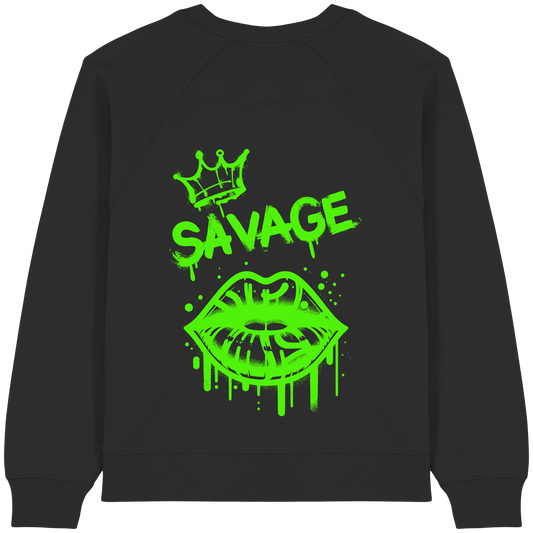 Kiss of Attitude - Womens Organic Sweatshirt