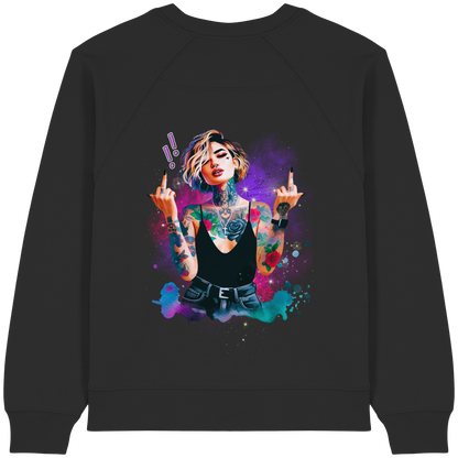 Rebel Rose - Womens Organic Sweatshirt