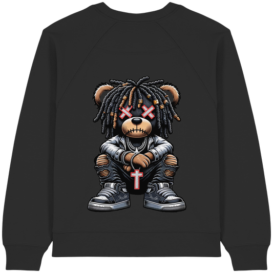 Bad Ass Teddy - Womens Organic Sweatshirt