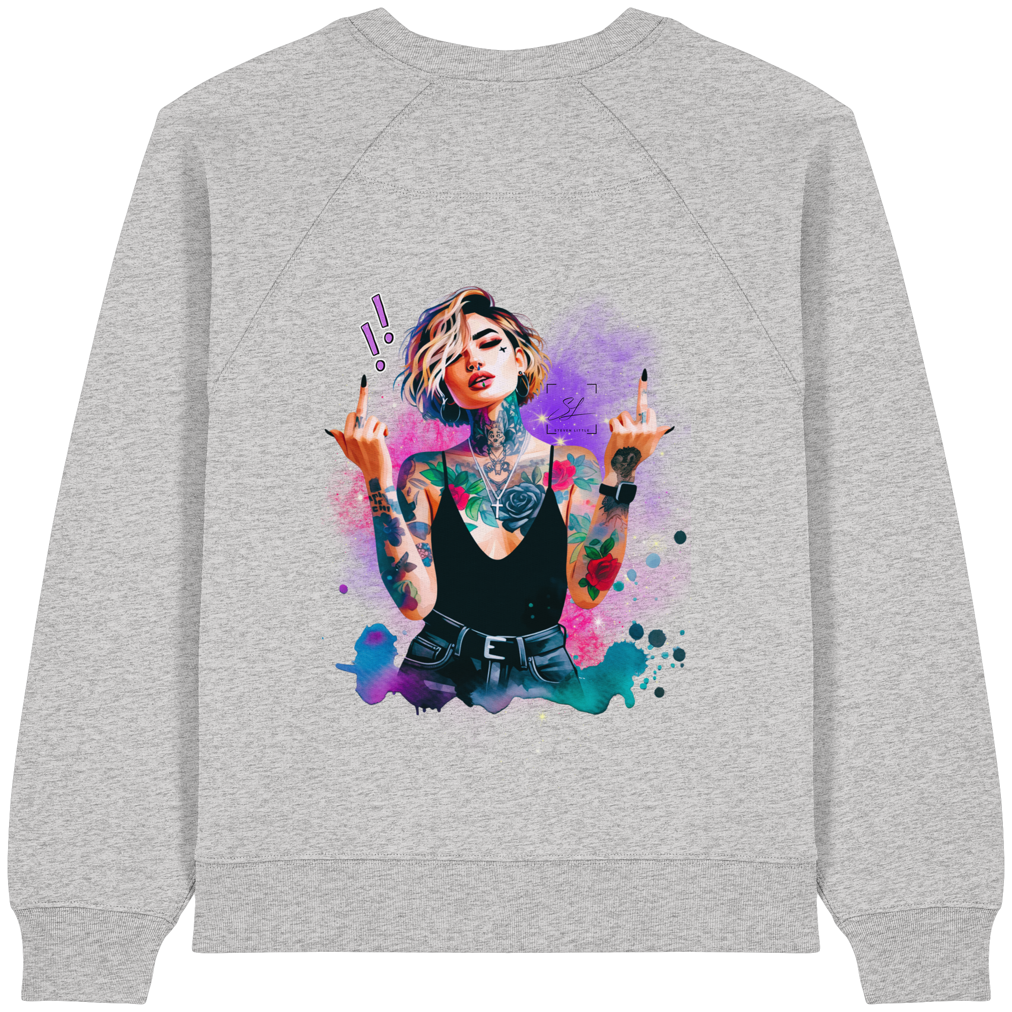 Rebel Rose - Sweat-shirt bio pour femme