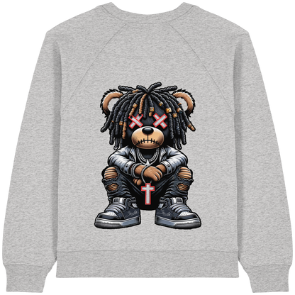 Badass Teddy - Womens Organic Sweatshirt
