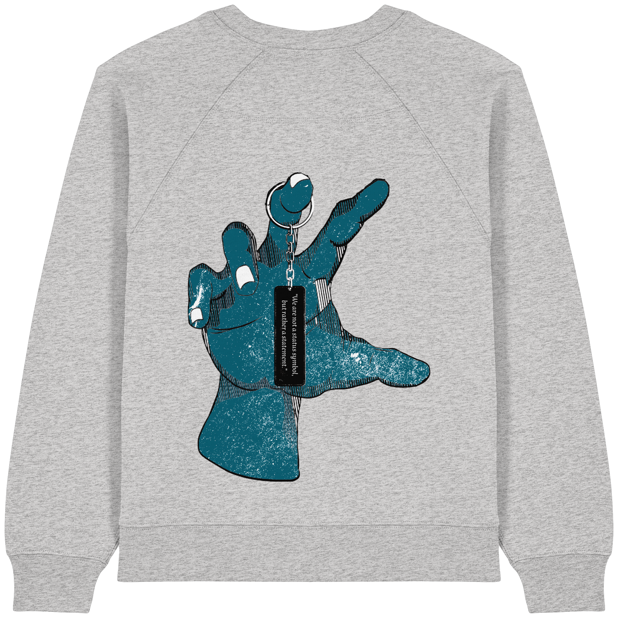 Statement Hand - Sweat-shirt bio pour femme